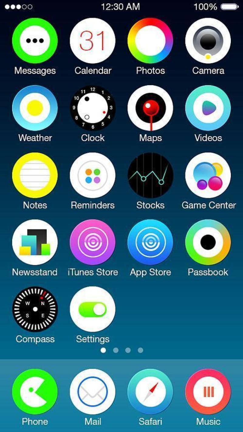 iOS7替代概念图标