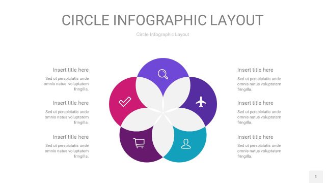 玫瑰紫色圆形PPT信息图1 玫瑰紫色圆形PPT信息图1