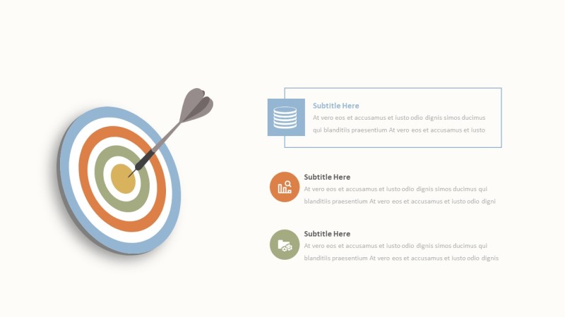 复古配色PPT信息可视化图表8