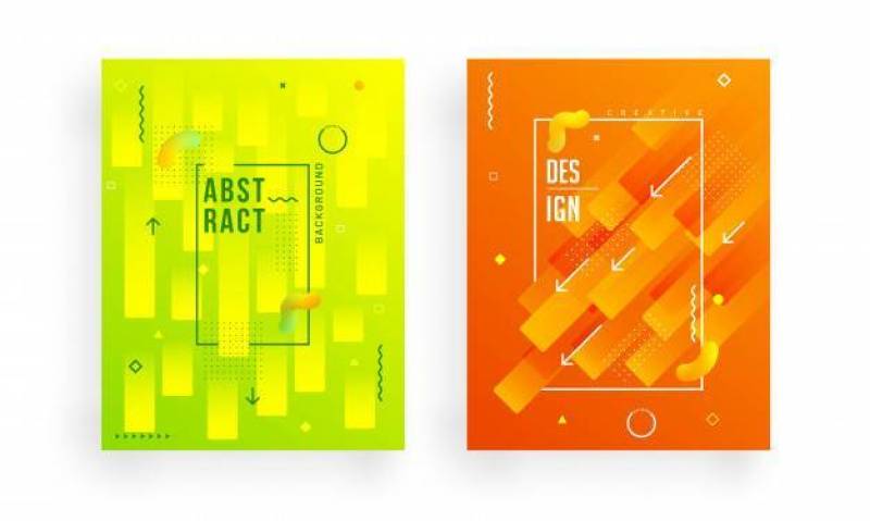 Abstract template or flyer cover design.