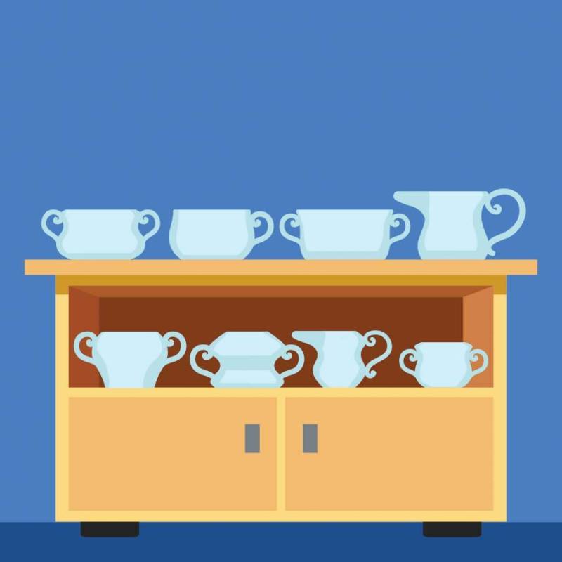 陶器晚餐集手绘