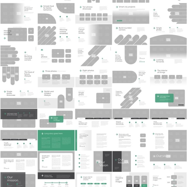 275页多功能多用途商务信息图PPT模板可插图Evo PowerPoint