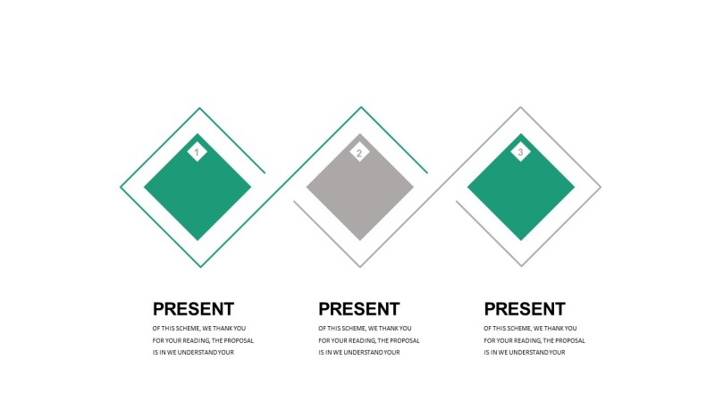 绿灰总分数据关系PPT图表-9