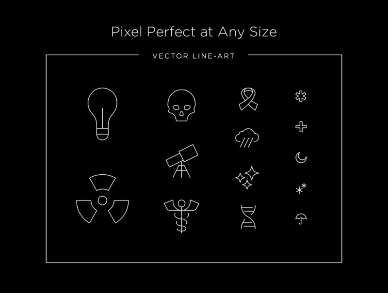 完美的化学，医学，教育等等！健康与科学图标