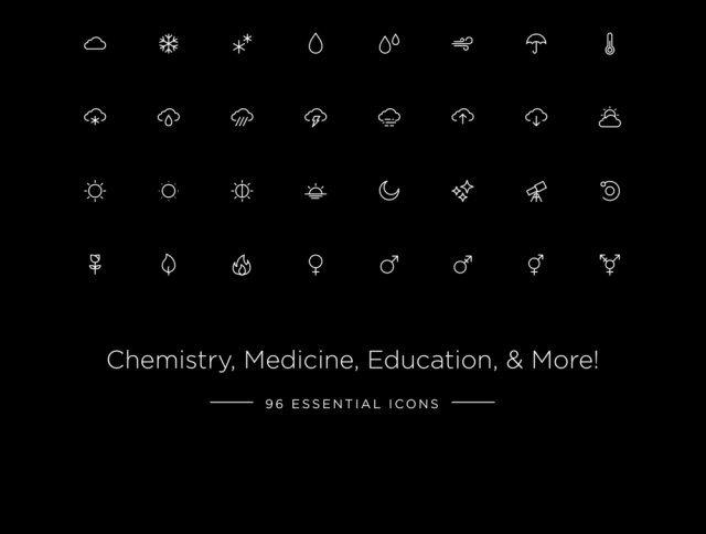 完美的化学,医学,教育等等!健康与科学图标 完美的化学,医学,教育等等!健康与科学图标