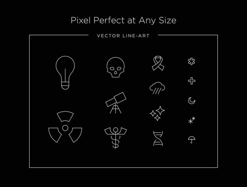 完美的化学，医学，教育等等！健康与科学图标