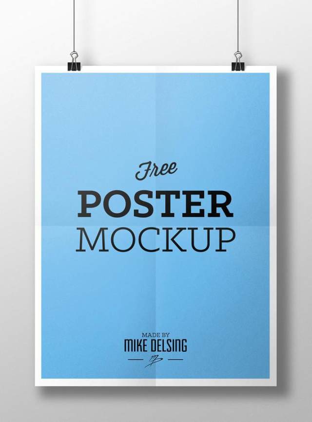 海报展示预览模型 Poster Mockup 海报展示预览模型 Poster Mockup