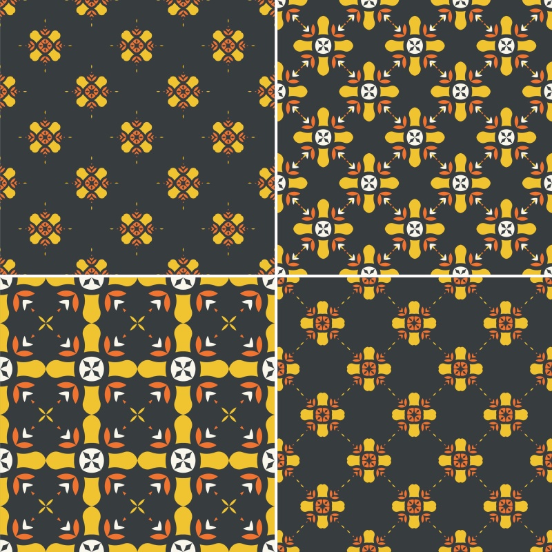 优雅的几何无缝图案集合26