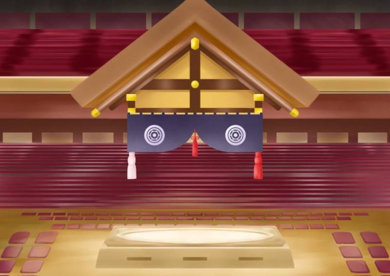 土俵背景