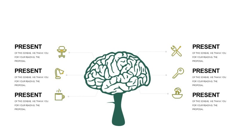 墨绿色创意设计PPT图表-22