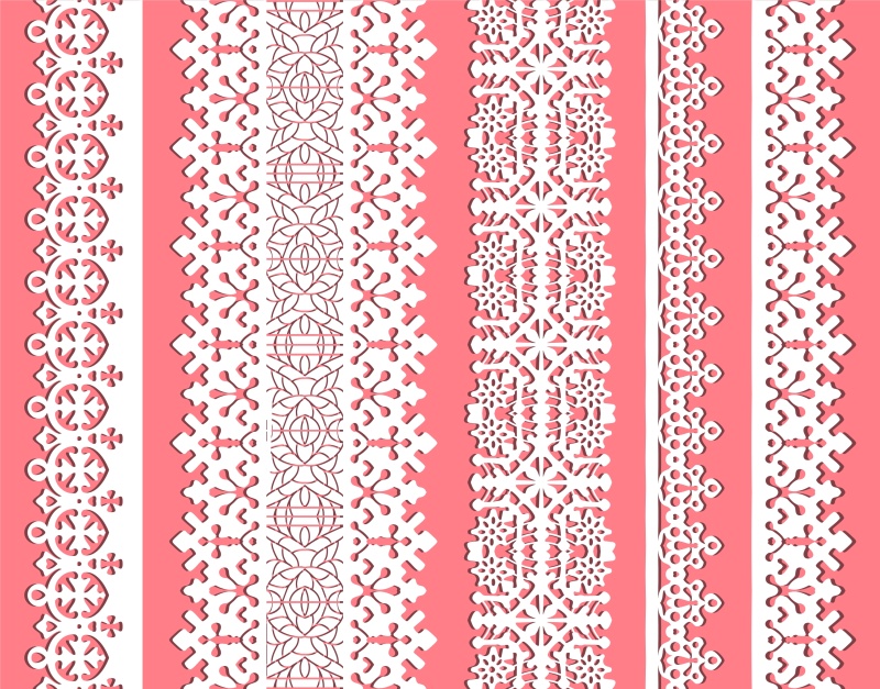 花边装饰和花卉图案22