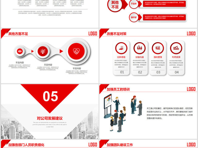 2018红色简约工作总结年终总结PPT 2018红色简约工作总结年终总结PPT