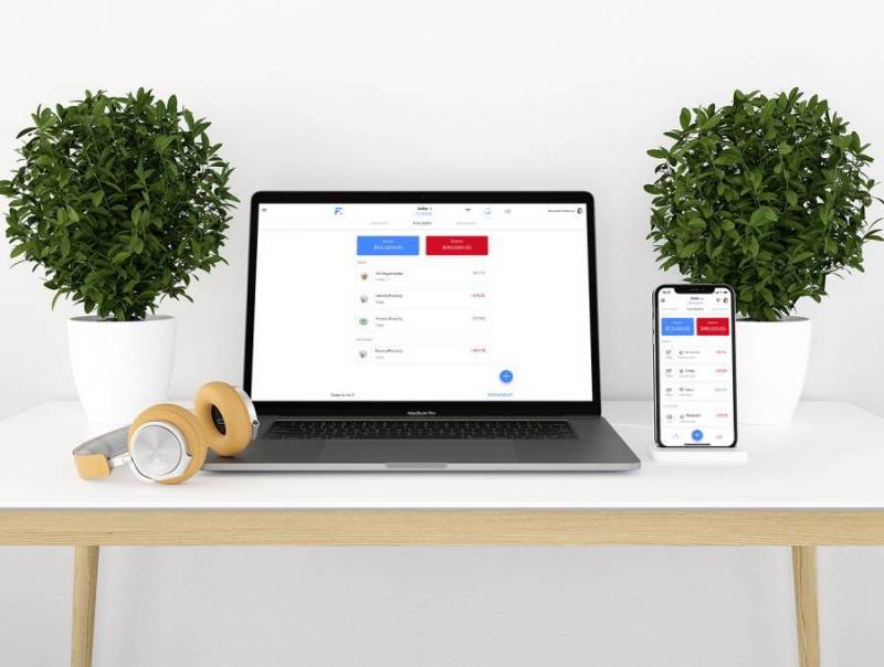 用于Sketch，PSD和XD的财务管理iOS应用程序，Finey UI工具包