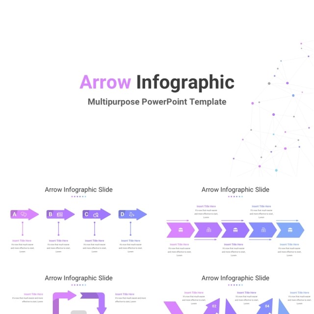 箭头信息图PPT模板Arrow Infographic Template