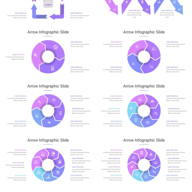 箭头信息图PPT模板Arrow Infographic Template