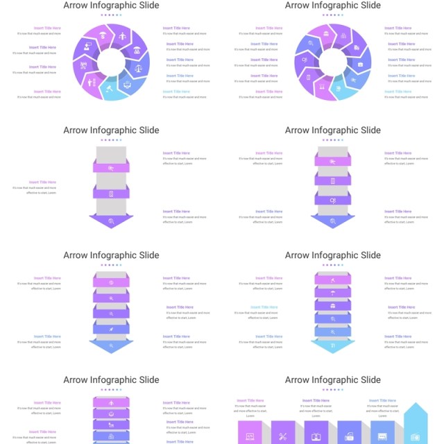 箭头信息图PPT模板Arrow Infographic Template