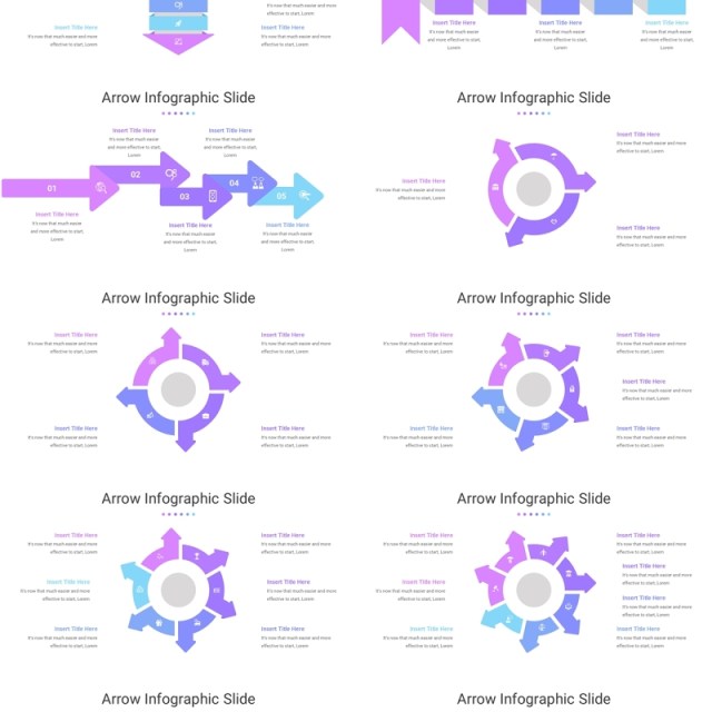 箭头信息图PPT模板Arrow Infographic Template