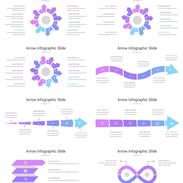 箭头信息图PPT模板Arrow Infographic Template