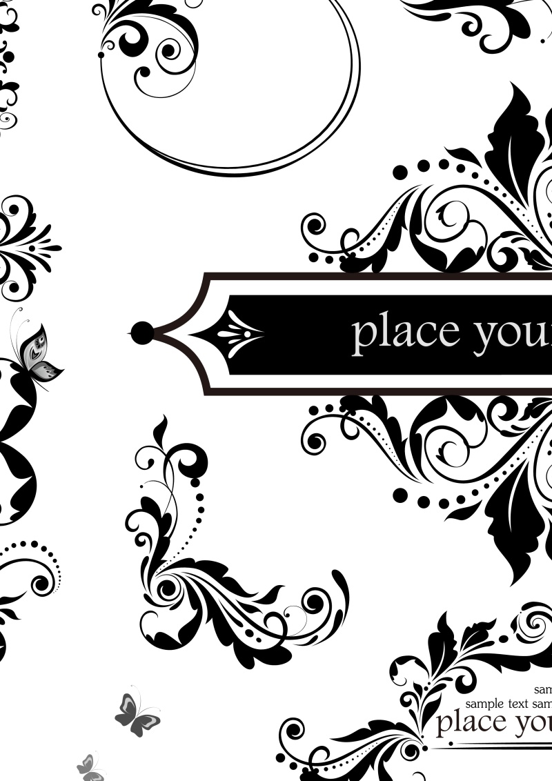 书画装饰设计元素5405