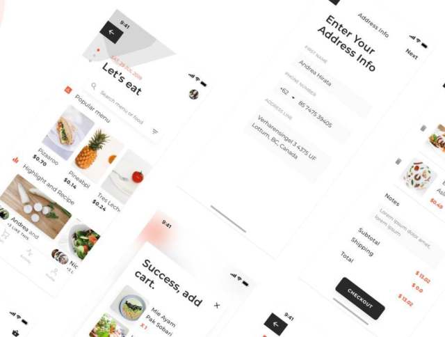 高级移动食品交付UI套件完整流程。,Bakar UI套件 高级移动食品交付UI套件完整流程。,Bakar UI套件