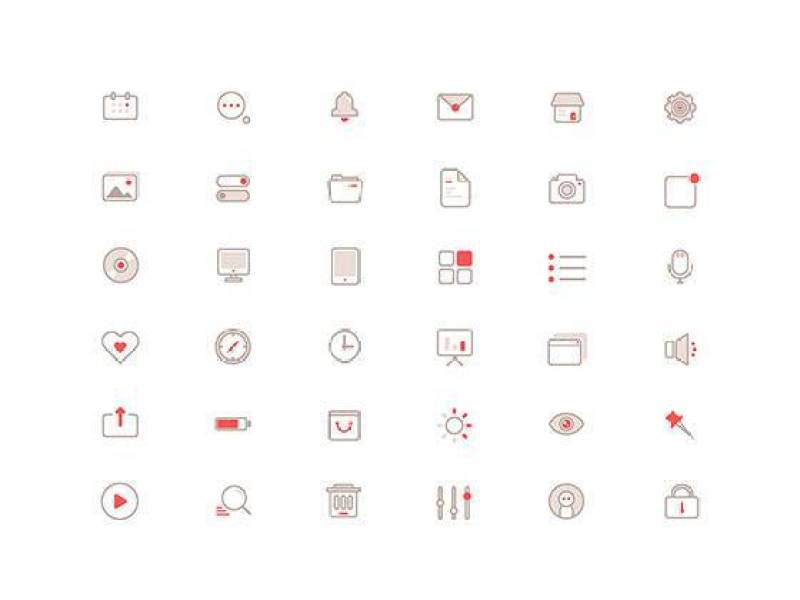 36 Simple Icons