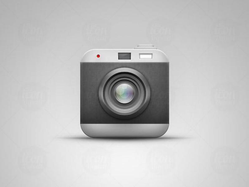 相机图标PSD分层