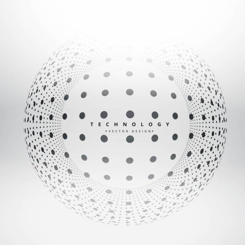 圆点球体设计矢量设计插画
