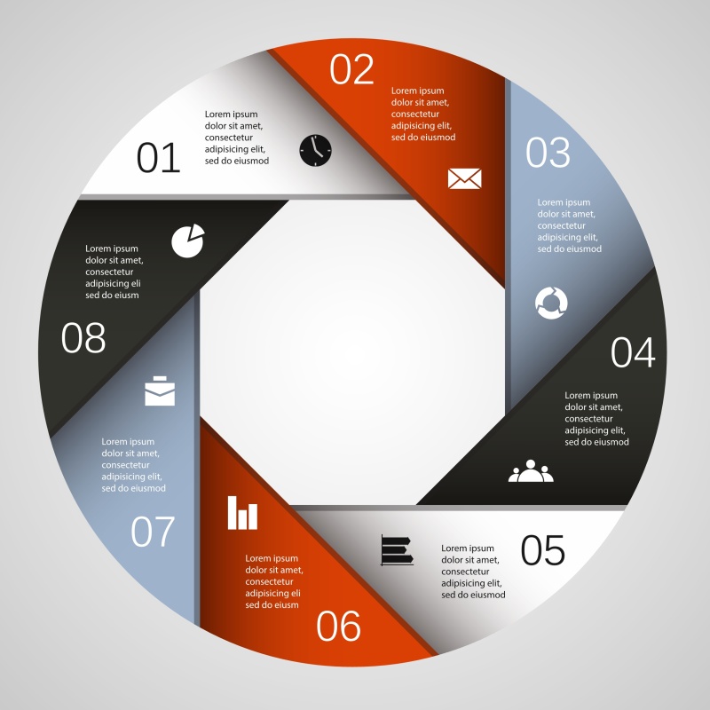 信息图形集合4718