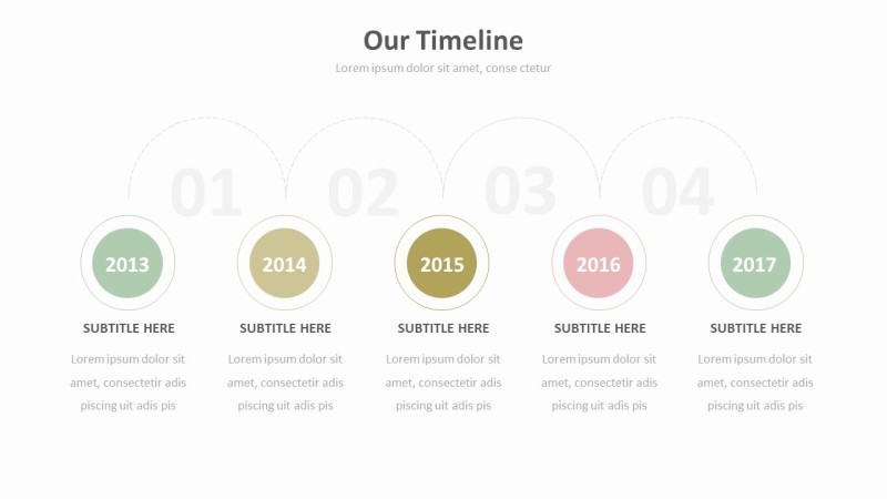 组织架构时间轴PPT信息可视化图表14