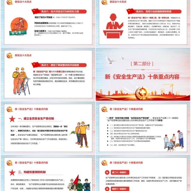 学习解读新安全法生产法条例PPT模板 学习解读新安全法生产法条例PPT模板