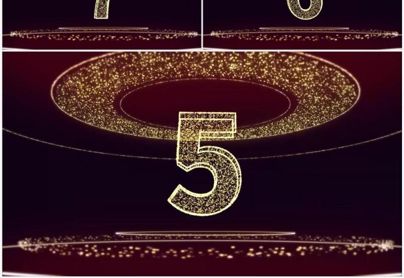 创意粒子十秒倒计时PPT模板