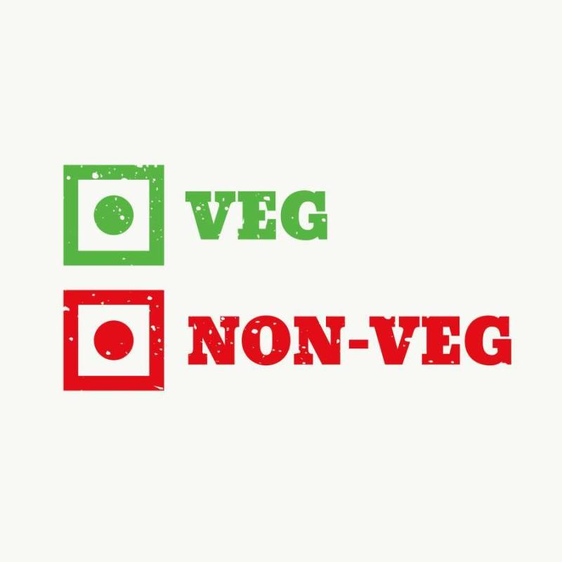 蔬菜和非蔬菜标志