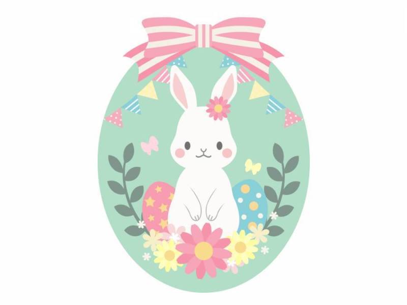 复活节插图材料