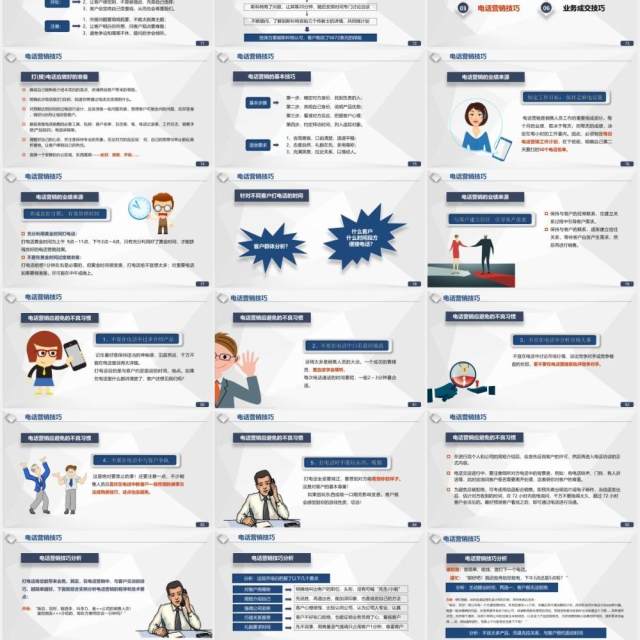 超实用企业管理销售实战技巧培训课件PPT模板