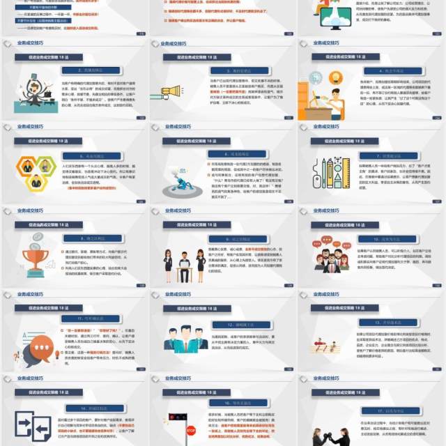 超实用企业管理销售实战技巧培训课件PPT模板