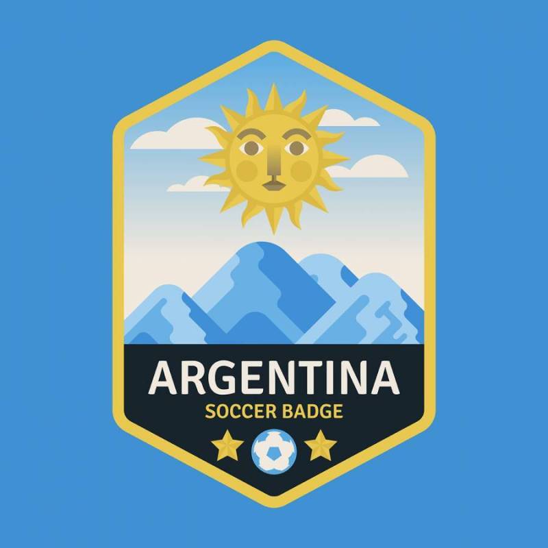 阿根廷世界杯足球徽章