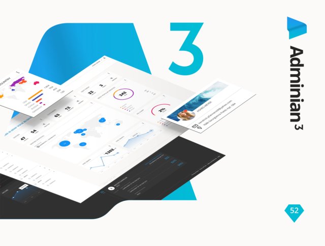 用于Web应用程序的终极设计系统构造器,Adminian 3 用于Web应用程序的终极设计系统构造器,Adminian 3