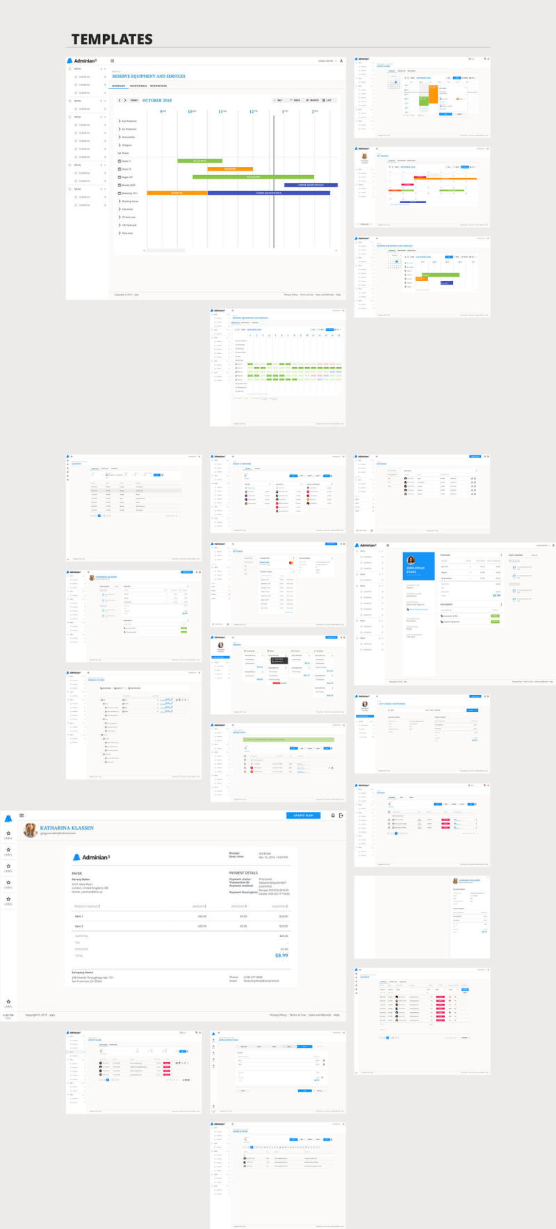用于Web应用程序的终极设计系统构造器，Adminian 3