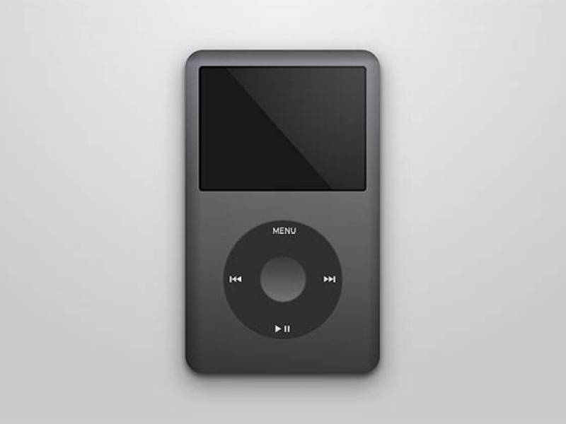 iPod Classic Mockup