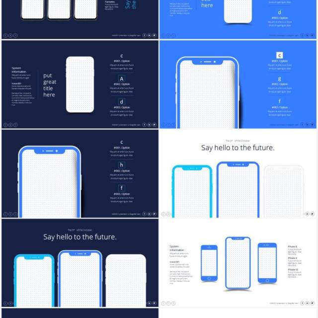 手机设备电脑模型展示PPT素材模板Devices & Mockups