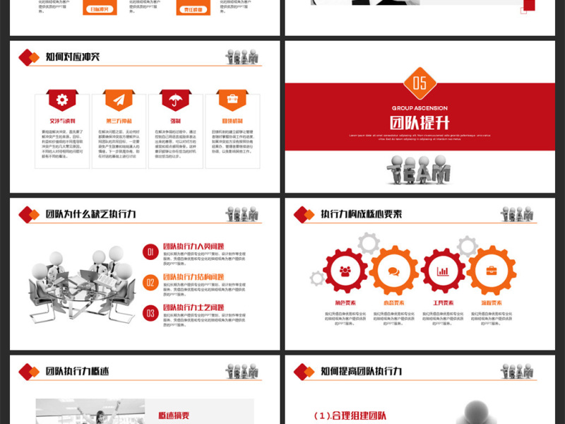 商务团队建设团结精神企业管理培训PPT