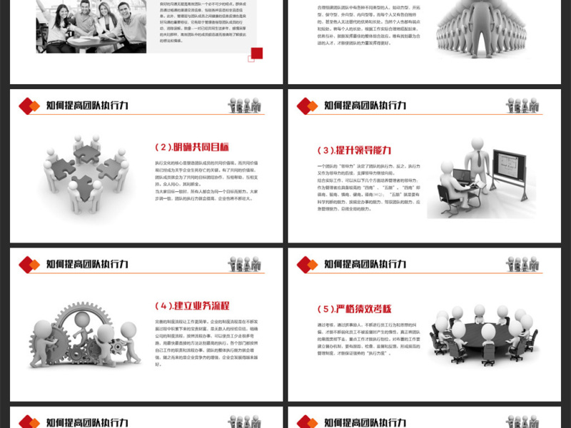 商务团队建设团结精神企业管理培训PPT