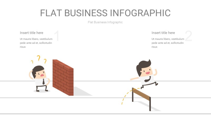 扁平商务PPT信息图25