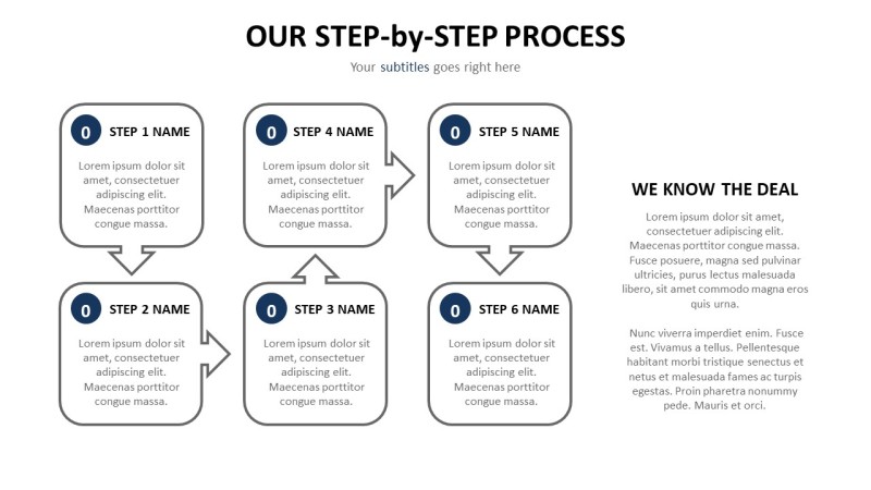 极简风格设计PPT图表-4
