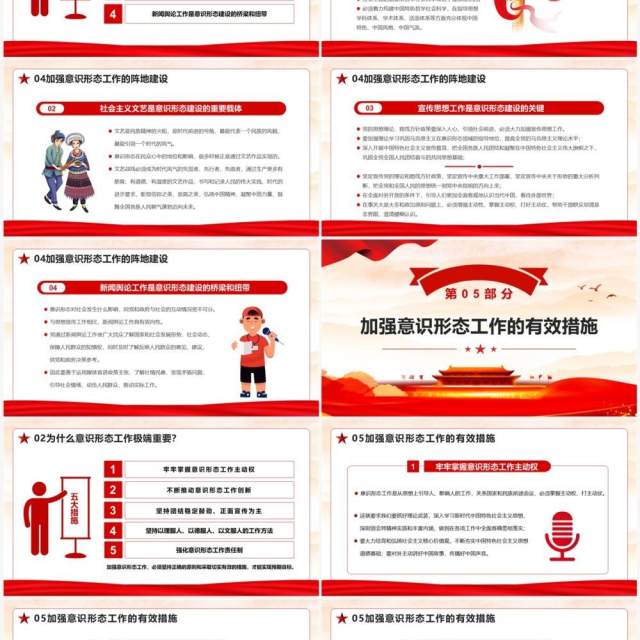坚定不移做好新时代意识形态工作专题党课教育PPT模板 坚定不移做好新时代意识形态工作专题党课教育PPT模板