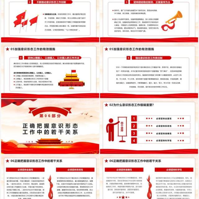 坚定不移做好新时代意识形态工作专题党课教育PPT模板 坚定不移做好新时代意识形态工作专题党课教育PPT模板