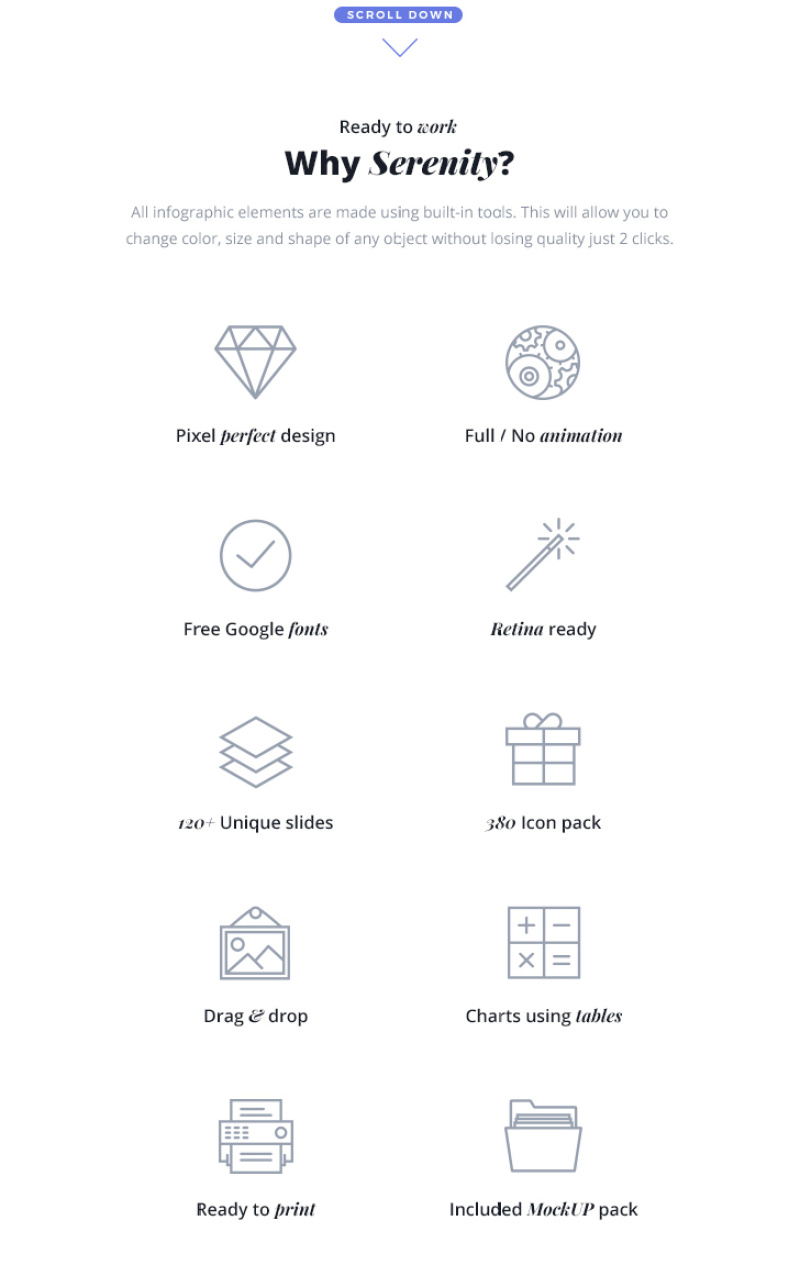【MAC系统】多用途商务业务Keynote模板Serenity Multipurpose business template