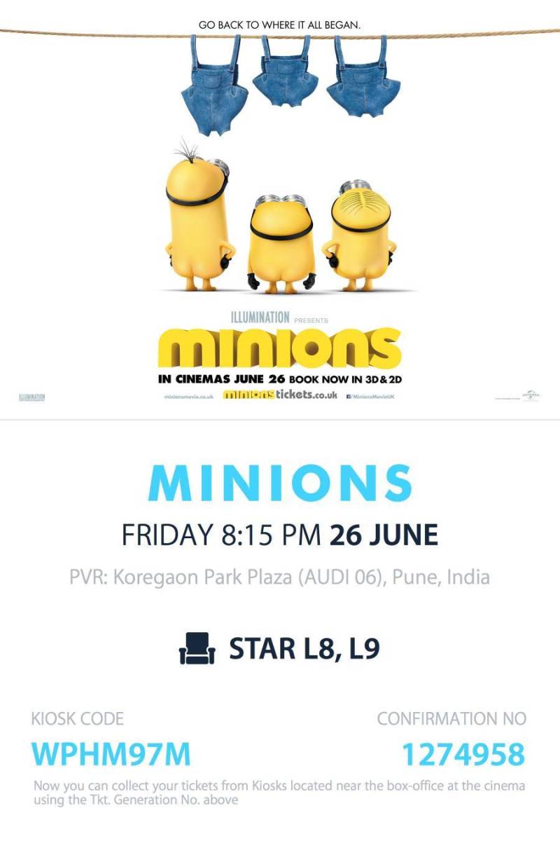 Minions Movie Card