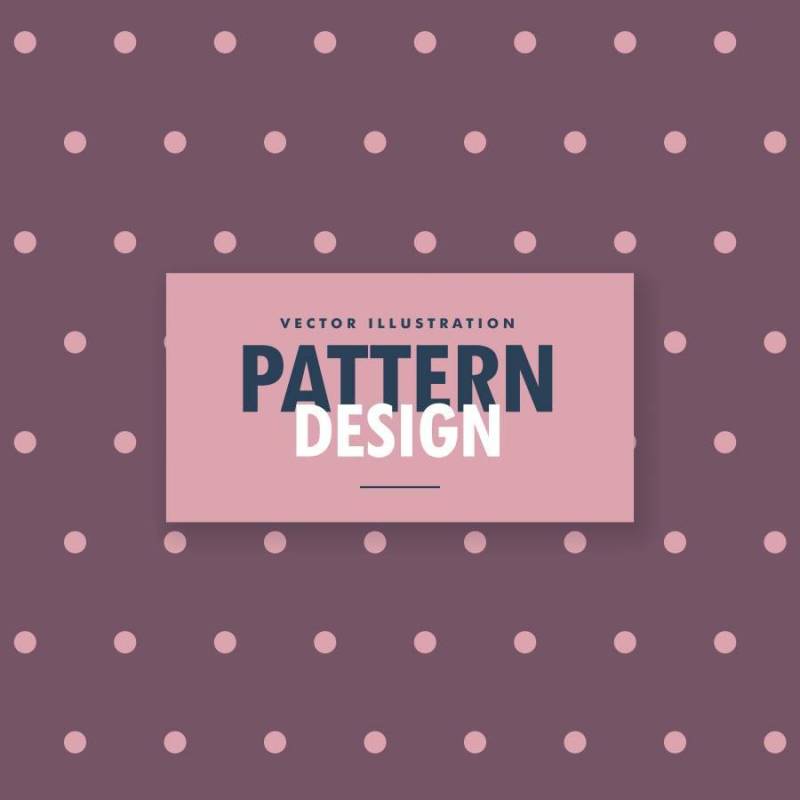 波尔卡圆点在紫色的背景