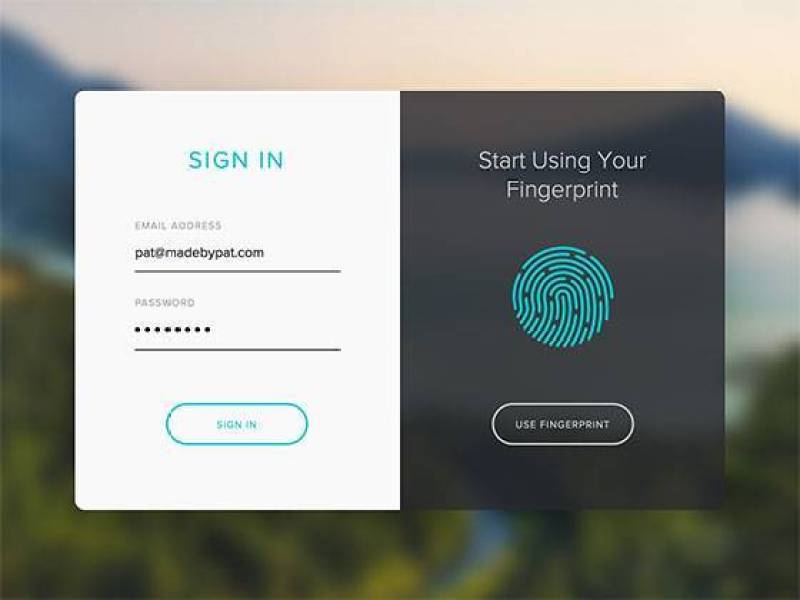 Fingerprint Sign In